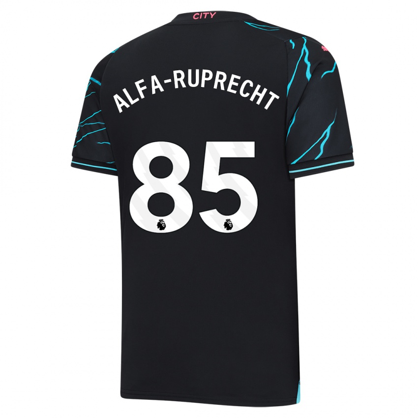 Niño Camiseta Farid Alfa-Ruprecht #85 Azul Oscuro Equipación Tercera 2023/24 La Camisa Chile