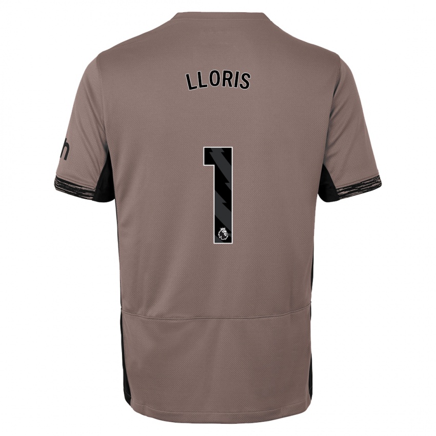 Niño Camiseta Hugo Lloris #1 Beige Obscuro Equipación Tercera 2023/24 La Camisa Chile