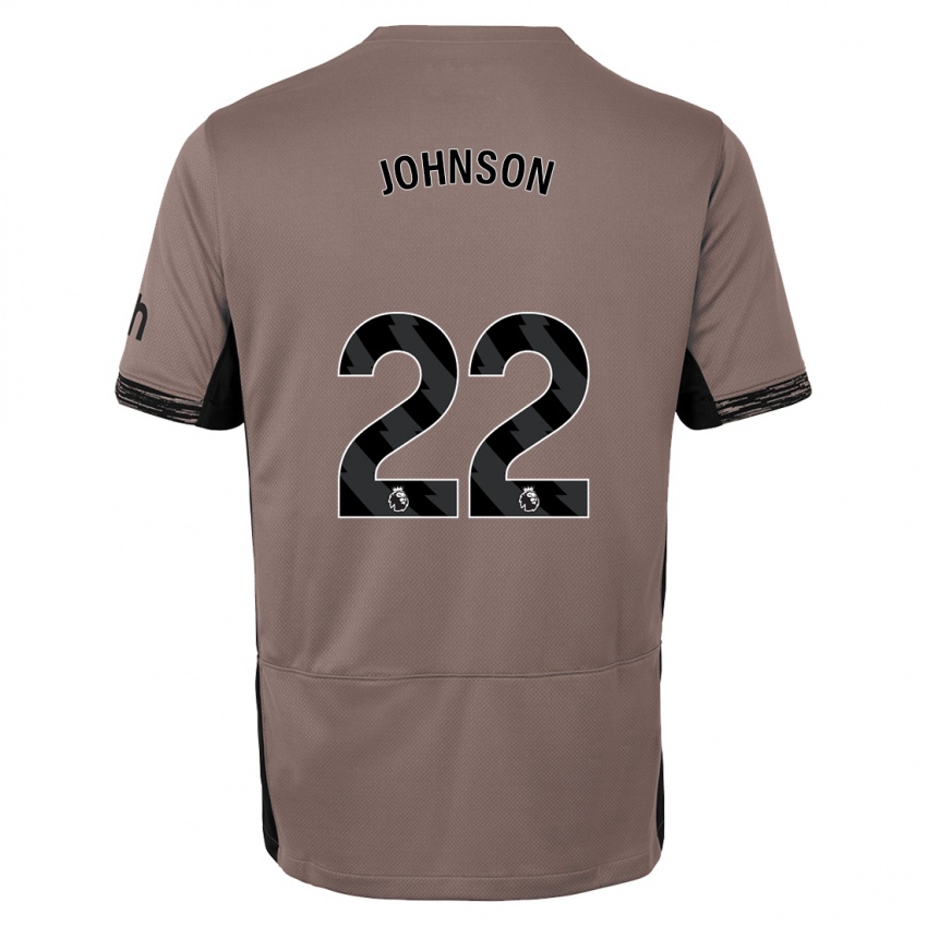 Niño Camiseta Brennan Johnson #22 Beige Obscuro Equipación Tercera 2023/24 La Camisa Chile