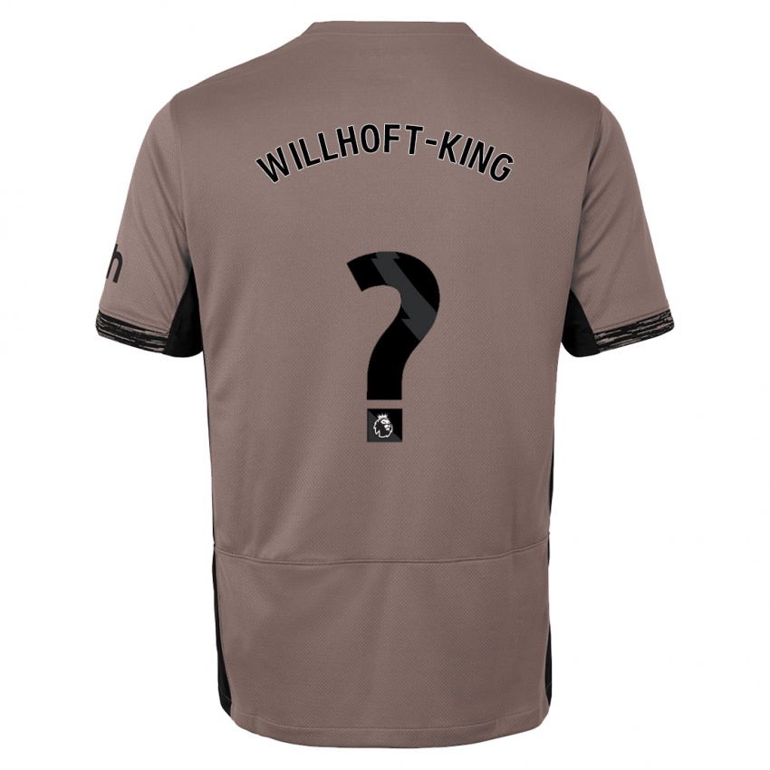 Niño Camiseta Han Willhoft-King #0 Beige Obscuro Equipación Tercera 2023/24 La Camisa Chile
