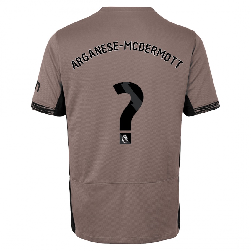 Niño Camiseta Pele Arganese-Mcdermott #0 Beige Obscuro Equipación Tercera 2023/24 La Camisa Chile
