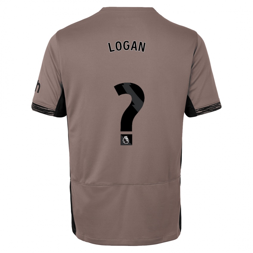 Niño Camiseta Calum Logan #0 Beige Obscuro Equipación Tercera 2023/24 La Camisa Chile