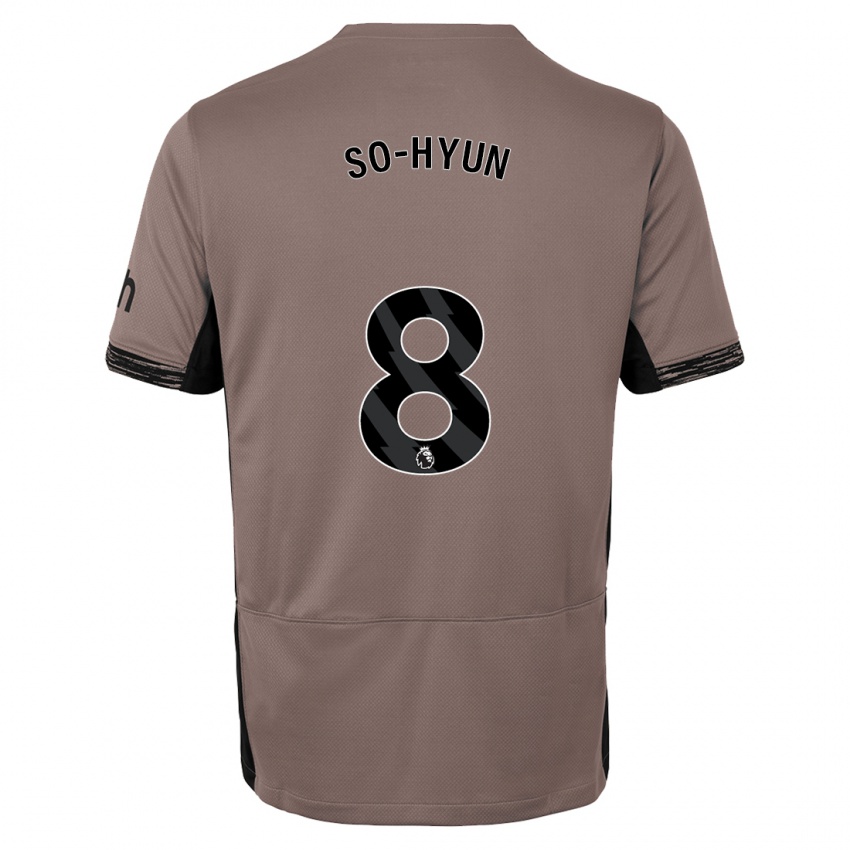 Niño Camiseta Cho So-Hyun #8 Beige Obscuro Equipación Tercera 2023/24 La Camisa Chile