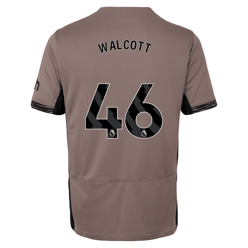 Niño Camiseta Malachi Fagan Walcott #46 Beige Obscuro Equipación Tercera 2023/24 La Camisa Chile