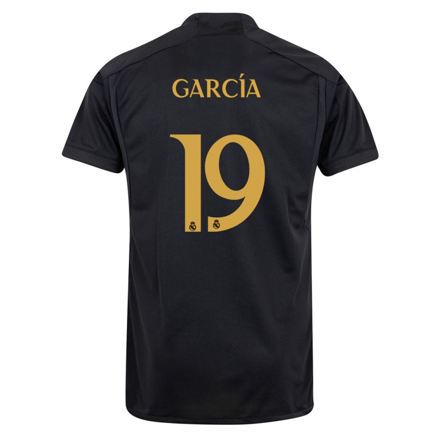 Niño Camiseta Andrés García #19 Negro Equipación Tercera 2023/24 La Camisa Chile