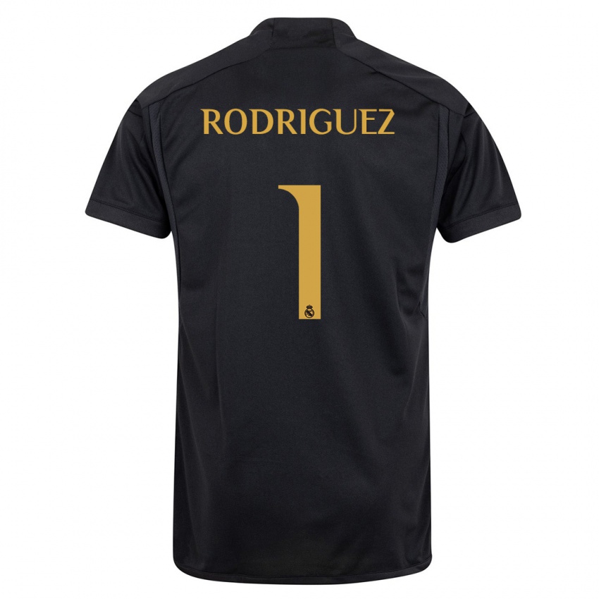 Niño Camiseta Misa Rodriguez #1 Negro Equipación Tercera 2023/24 La Camisa Chile
