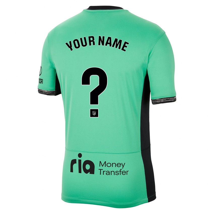 Niño Camiseta Su Nombre #0 Primavera Verde Equipación Tercera 2023/24 La Camisa Chile