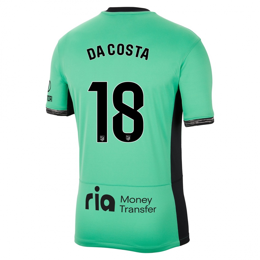 Niño Camiseta Mario Da Costa #18 Primavera Verde Equipación Tercera 2023/24 La Camisa Chile