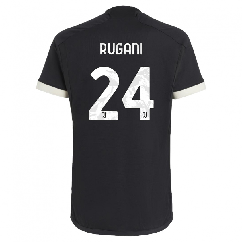 Niño Camiseta Daniele Rugani #24 Negro Equipación Tercera 2023/24 La Camisa Chile