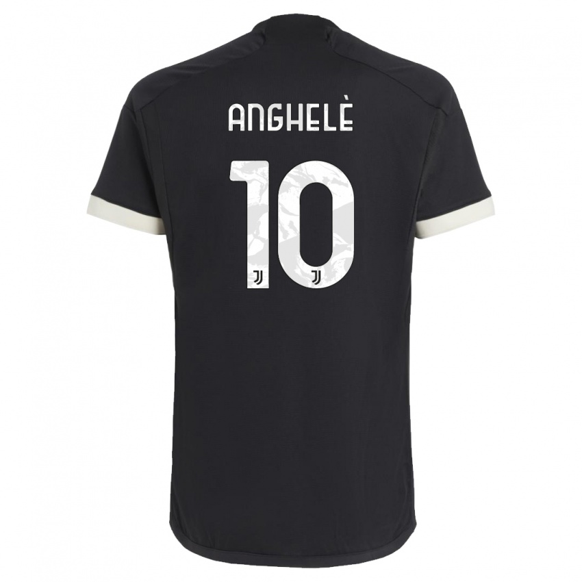 Niño Camiseta Lorenzo Anghelè #10 Negro Equipación Tercera 2023/24 La Camisa Chile
