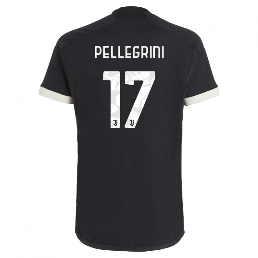 Niño Camiseta Luca Pellegrini #17 Negro Equipación Tercera 2023/24 La Camisa Chile