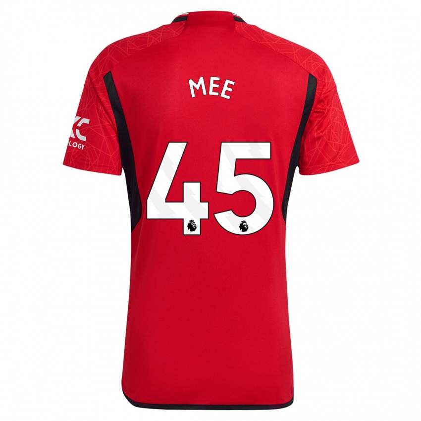 Hombre Camiseta Dermot Mee #45 Rojo 1ª Equipación 2023/24 La Camisa Chile