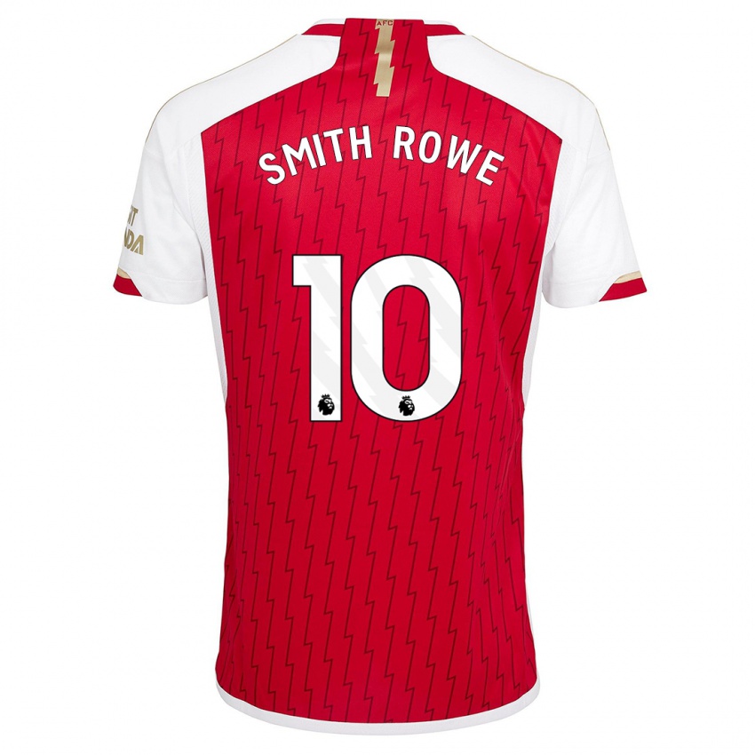 Hombre Camiseta Emile Smith Rowe #10 Rojo 1ª Equipación 2023/24 La Camisa Chile