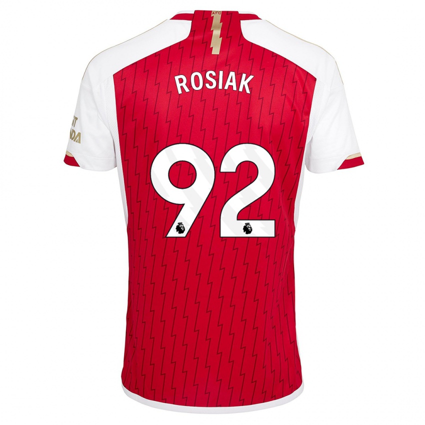 Hombre Camiseta Michal Rosiak #92 Rojo 1ª Equipación 2023/24 La Camisa Chile