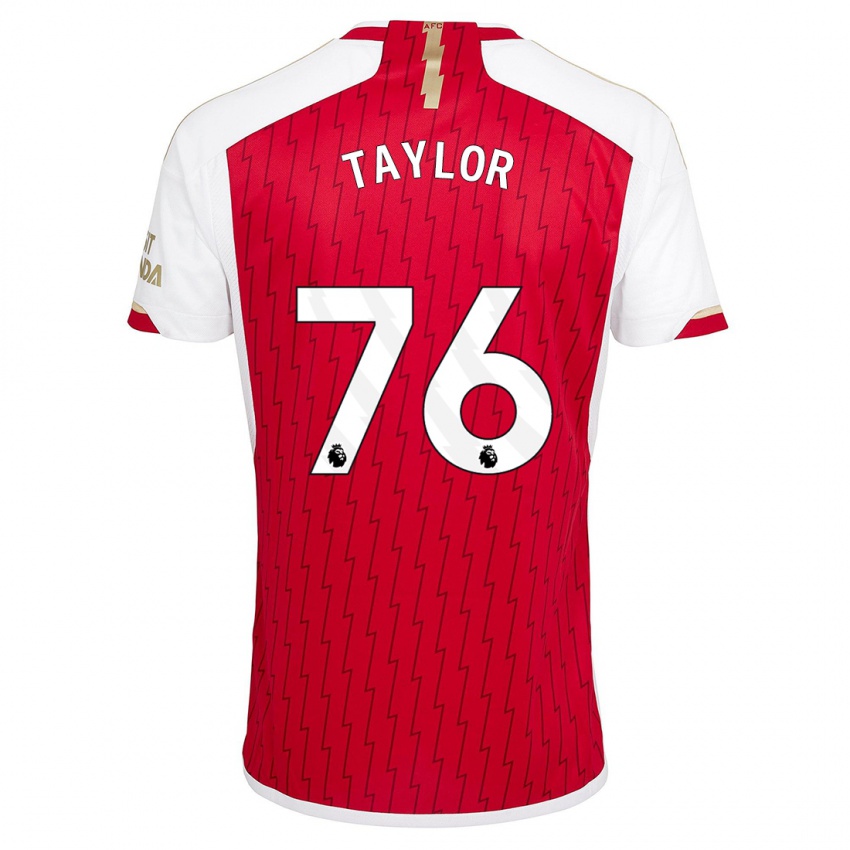 Hombre Camiseta Kido Taylor Hart #76 Rojo 1ª Equipación 2023/24 La Camisa Chile