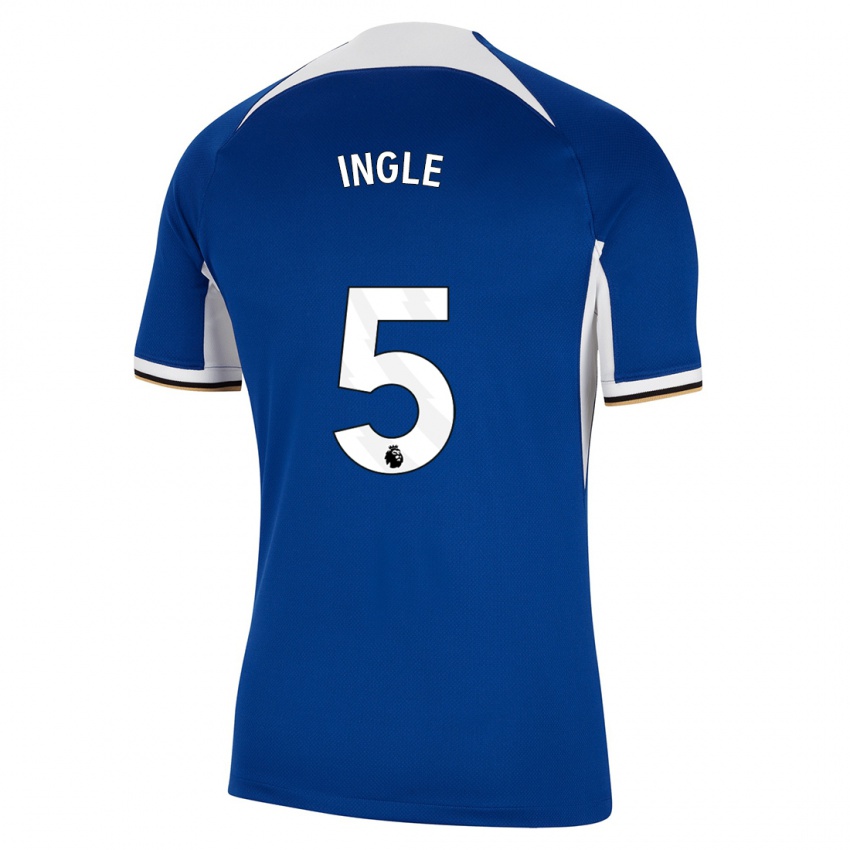 Hombre Camiseta Sophie Ingle #5 Azul 1ª Equipación 2023/24 La Camisa Chile