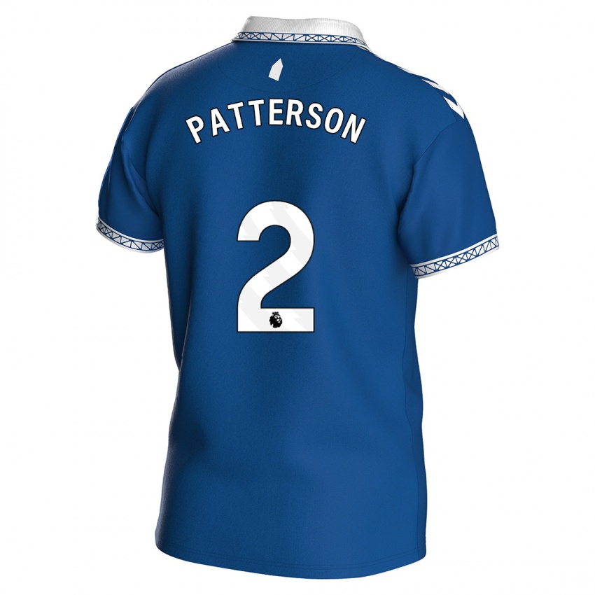 Hombre Camiseta Nathan Patterson #2 Azul Real 1ª Equipación 2023/24 La Camisa Chile
