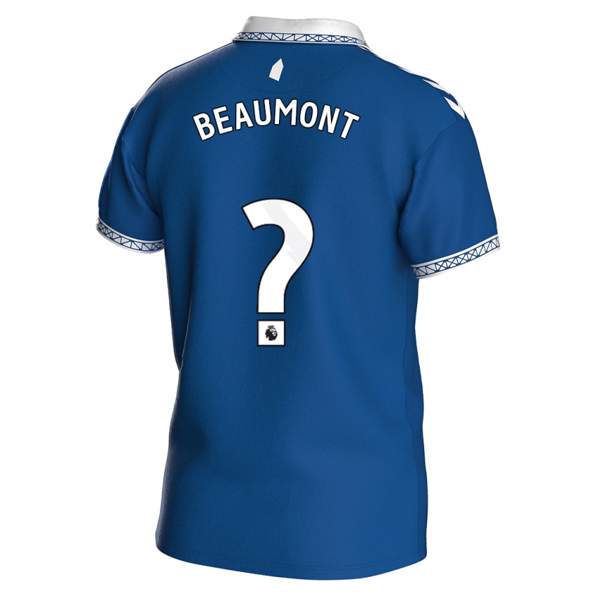Hombre Camiseta Jacob Beaumont Clark #0 Azul Real 1ª Equipación 2023/24 La Camisa Chile