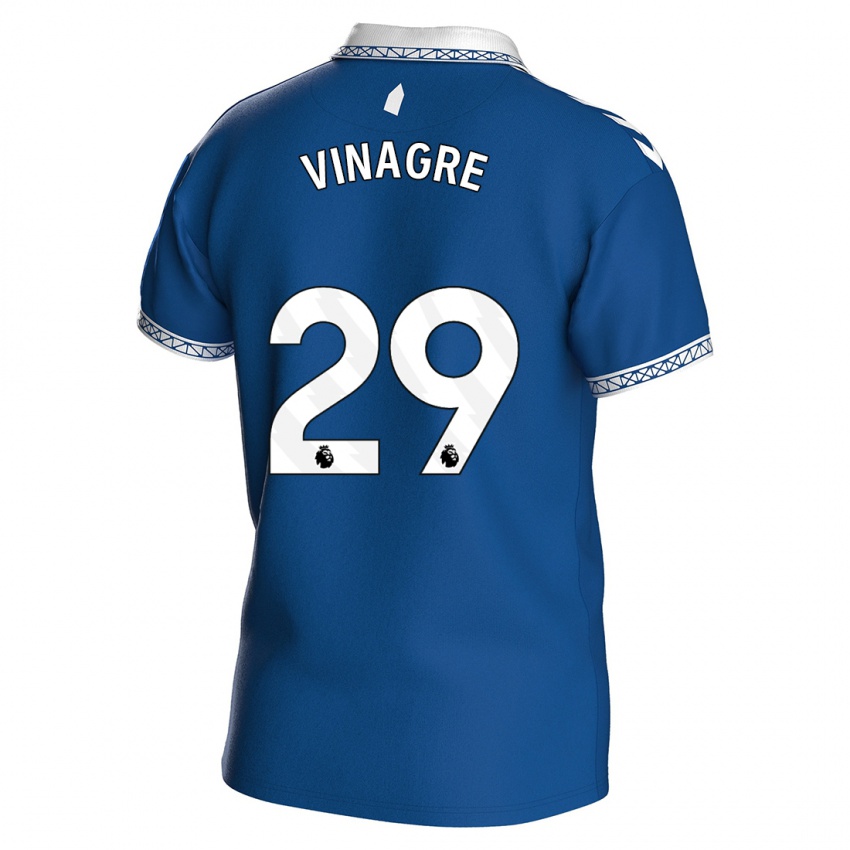 Hombre Camiseta Ruben Vinagre #29 Azul Real 1ª Equipación 2023/24 La Camisa Chile
