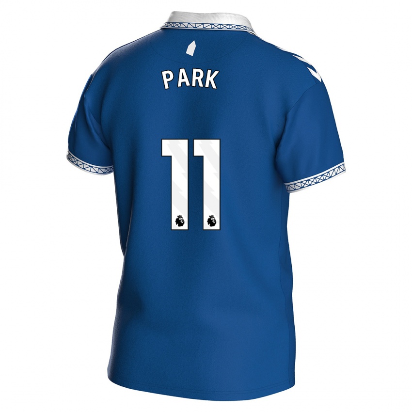 Hombre Camiseta Jess Park #11 Azul Real 1ª Equipación 2023/24 La Camisa Chile