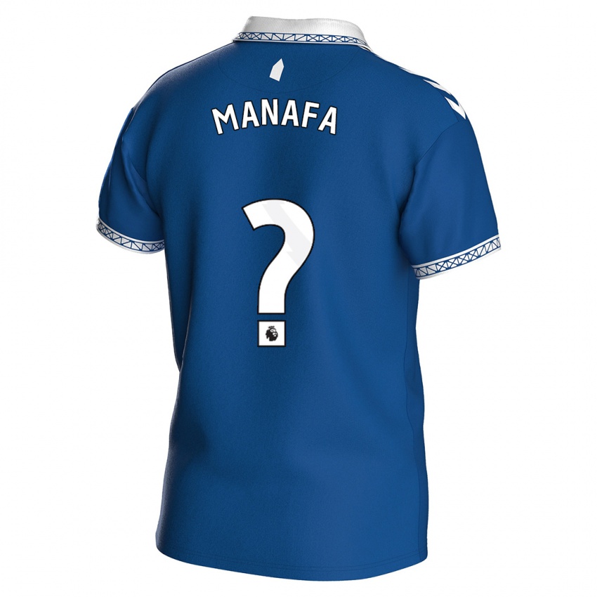 Hombre Camiseta Saja Manafa #0 Azul Real 1ª Equipación 2023/24 La Camisa Chile