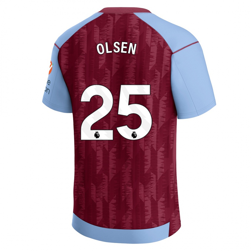 Hombre Camiseta Robin Olsen #25 Azul Claro 1ª Equipación 2023/24 La Camisa Chile