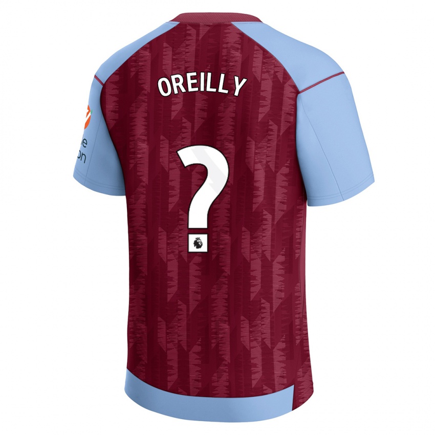 Hombre Camiseta Aaron Oreilly #0 Azul Claro 1ª Equipación 2023/24 La Camisa Chile