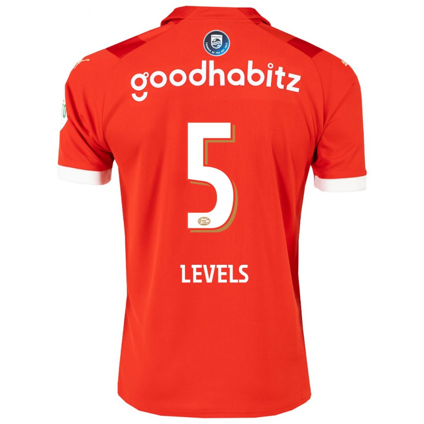 Hombre Camiseta Janou Levels #5 Rojo 1ª Equipación 2023/24 La Camisa Chile