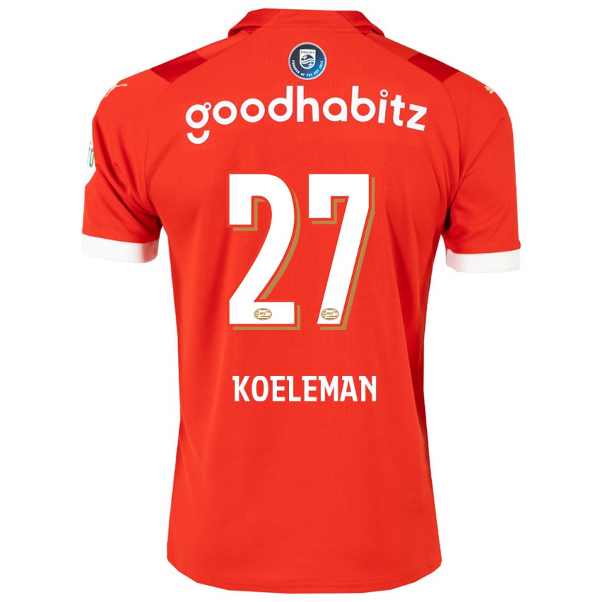 Hombre Camiseta Senna Koeleman #27 Rojo 1ª Equipación 2023/24 La Camisa Chile