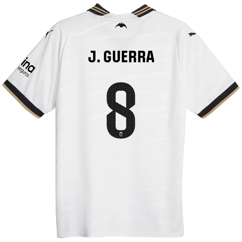 Hombre Camiseta Javi Guerra #8 Blanco 1ª Equipación 2023/24 La Camisa Chile