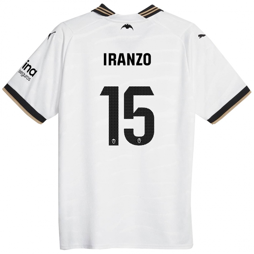 Hombre Camiseta Rubén Iranzo #15 Blanco 1ª Equipación 2023/24 La Camisa Chile