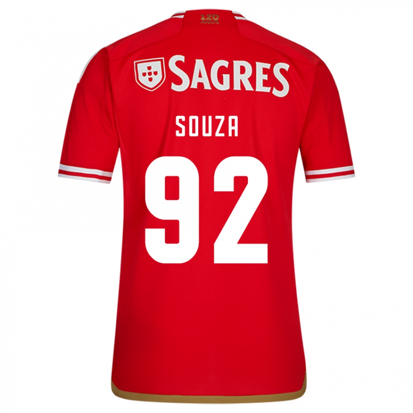 Hombre Camiseta Pedro Souza #92 Rojo 1ª Equipación 2023/24 La Camisa Chile