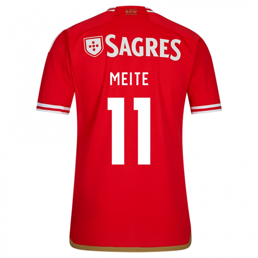 Hombre Camiseta Soualiho Meite #11 Rojo 1ª Equipación 2023/24 La Camisa Chile
