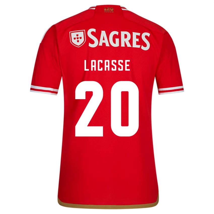 Hombre Camiseta Cloe Lacasse #20 Rojo 1ª Equipación 2023/24 La Camisa Chile