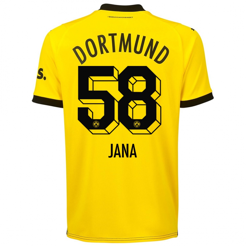 Hombre Camiseta Nordberg Jana #58 Amarillo 1ª Equipación 2023/24 La Camisa Chile