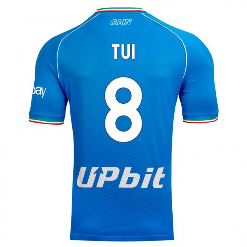 Hombre Camiseta Sara Tui #8 Cielo Azul 1ª Equipación 2023/24 La Camisa Chile