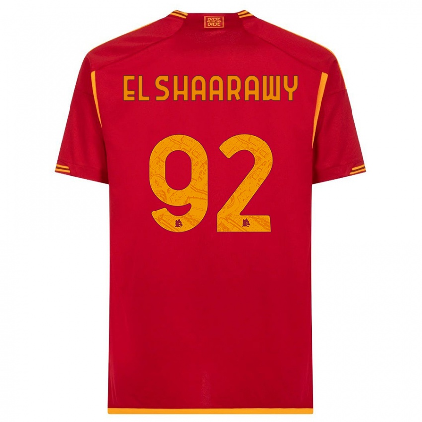 Hombre Camiseta Stephan El Shaarawy #92 Rojo 1ª Equipación 2023/24 La Camisa Chile