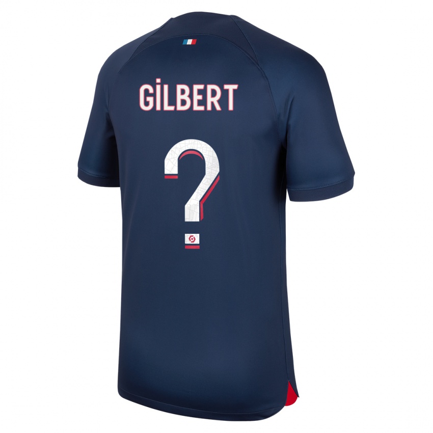 Hombre Camiseta Tara Elimbi Gilbert #0 Azul Rojo 1ª Equipación 2023/24 La Camisa Chile