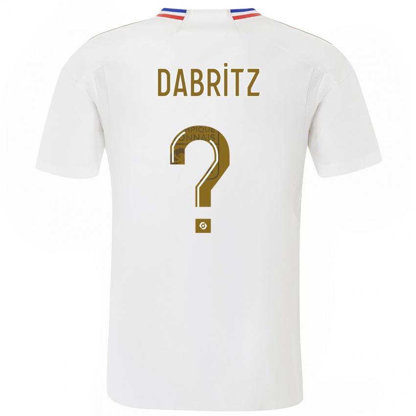 Hombre Camiseta Sara Dabritz #0 Blanco 1ª Equipación 2023/24 La Camisa Chile