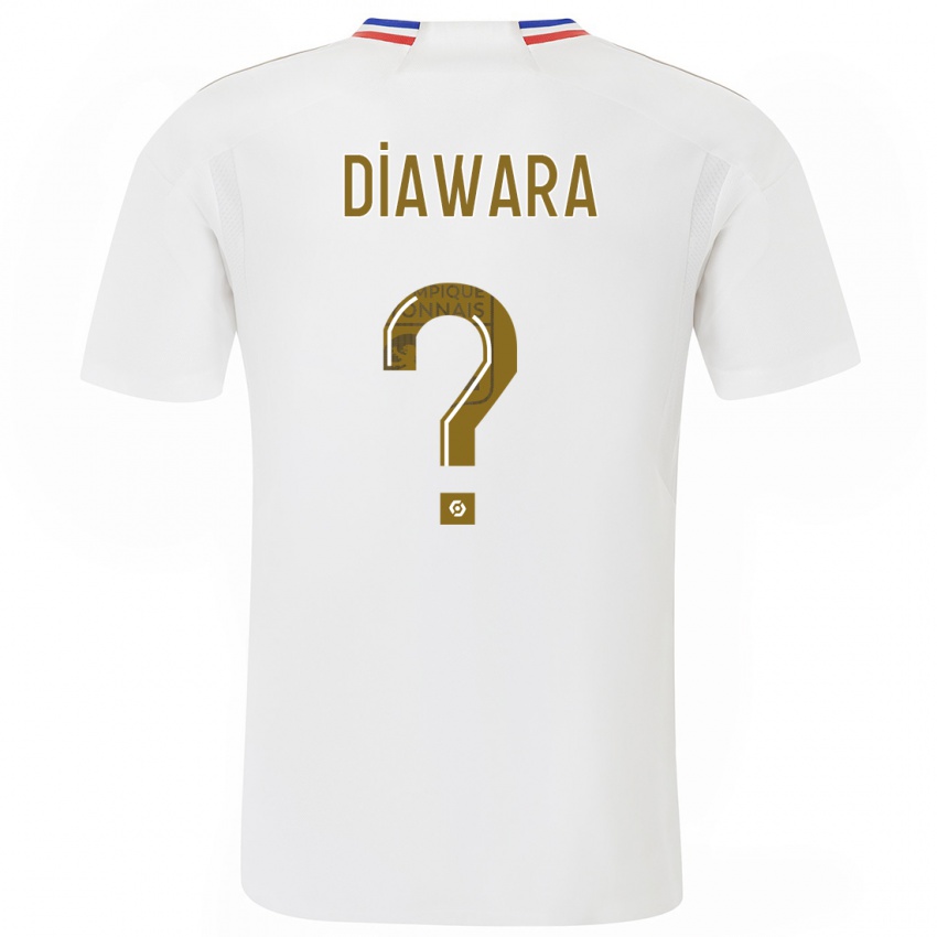 Hombre Camiseta Tidiane Diawara #0 Blanco 1ª Equipación 2023/24 La Camisa Chile