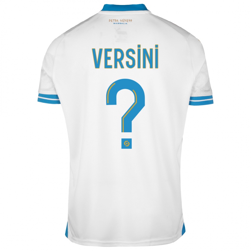 Hombre Camiseta Santiago Versini #0 Blanco 1ª Equipación 2023/24 La Camisa Chile