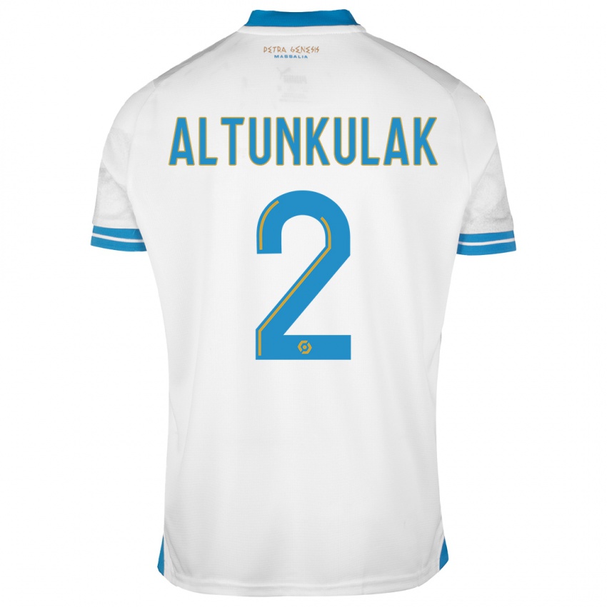 Hombre Camiseta Selen Altunkulak #2 Blanco 1ª Equipación 2023/24 La Camisa Chile