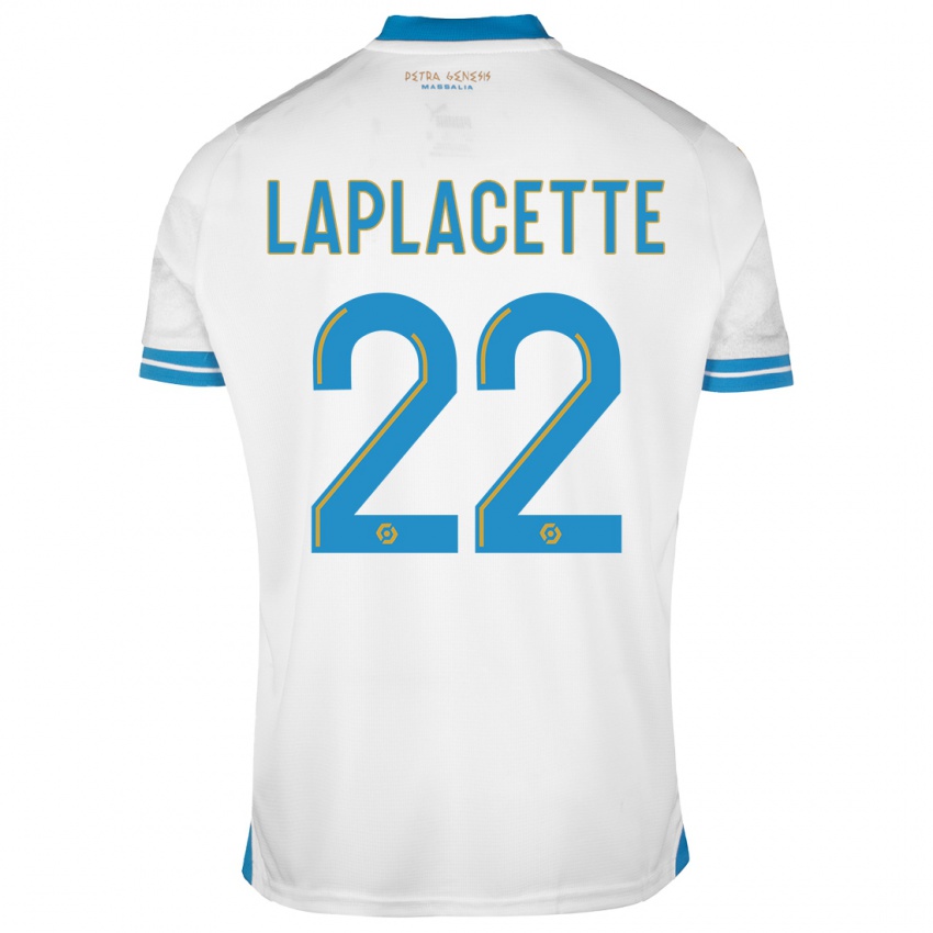 Hombre Camiseta Tess Laplacette #22 Blanco 1ª Equipación 2023/24 La Camisa Chile