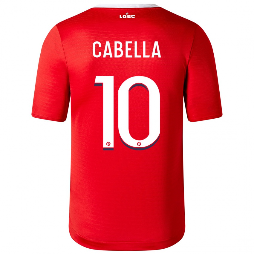 Hombre Camiseta Remy Cabella #10 Rojo 1ª Equipación 2023/24 La Camisa Chile