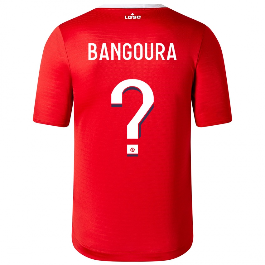 Hombre Camiseta Abdoulaye Zakha Bangoura #0 Rojo 1ª Equipación 2023/24 La Camisa Chile