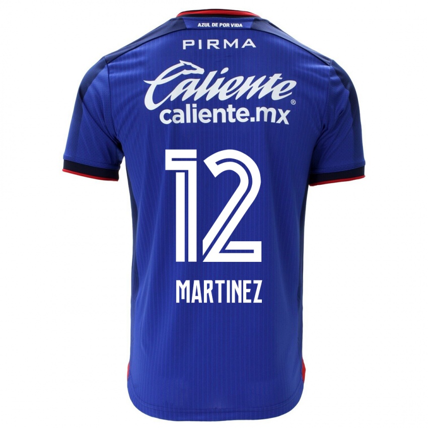 Hombre Camiseta Jose Joaquin Martinez #12 Azul 1ª Equipación 2023/24 La Camisa Chile