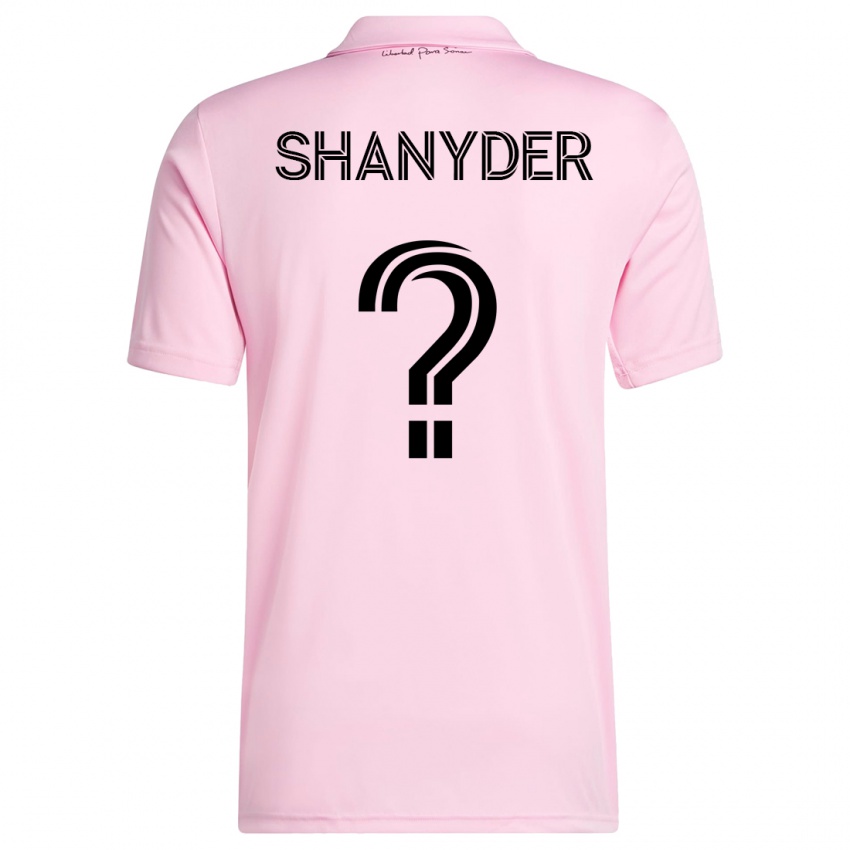 Hombre Camiseta Shanyder Borgelin #0 Rosa 1ª Equipación 2023/24 La Camisa Chile