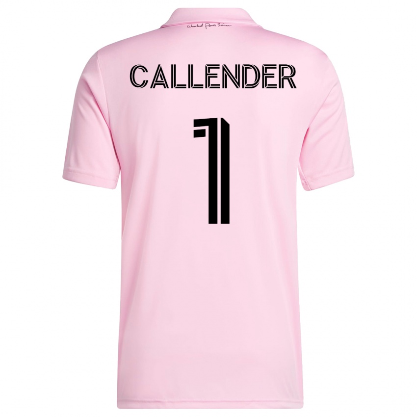 Hombre Camiseta Drake Callender #1 Rosa 1ª Equipación 2023/24 La Camisa Chile