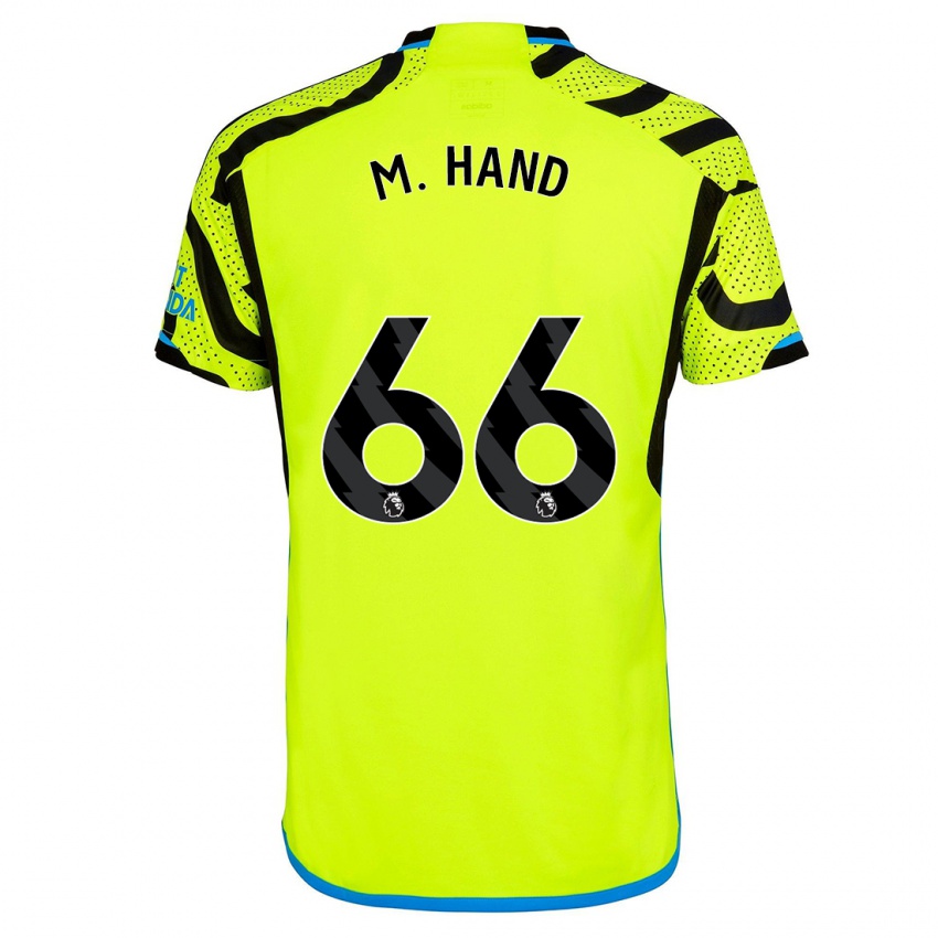 Hombre Camiseta Ismail Oulad M'hand #66 Amarillo 2ª Equipación 2023/24 La Camisa Chile