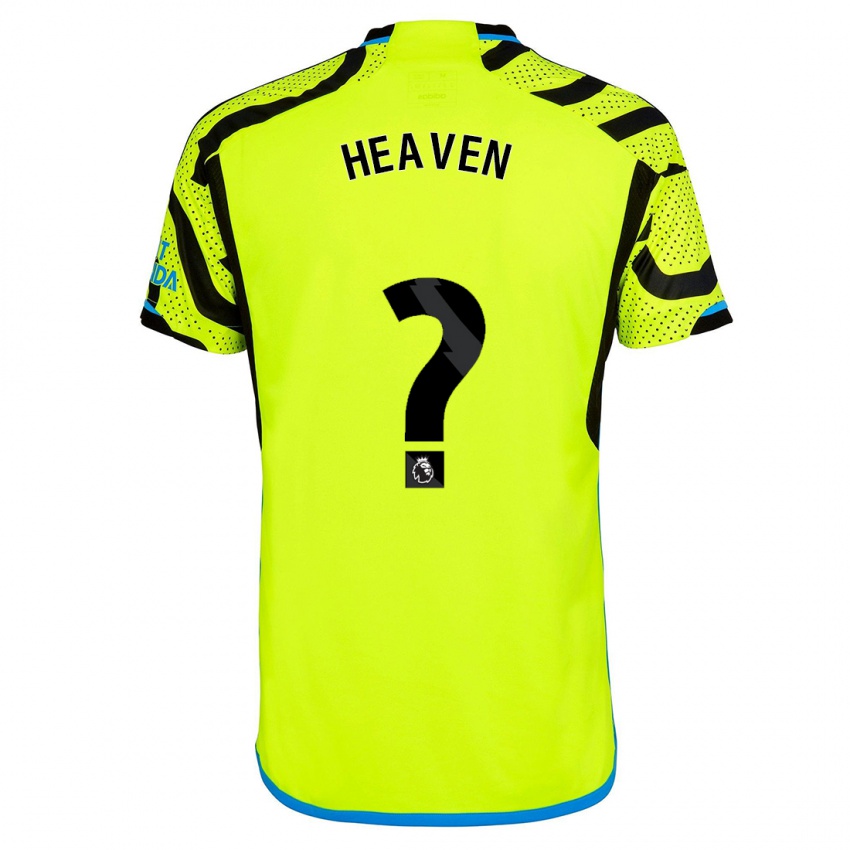 Hombre Camiseta Ayden Heaven #0 Amarillo 2ª Equipación 2023/24 La Camisa Chile